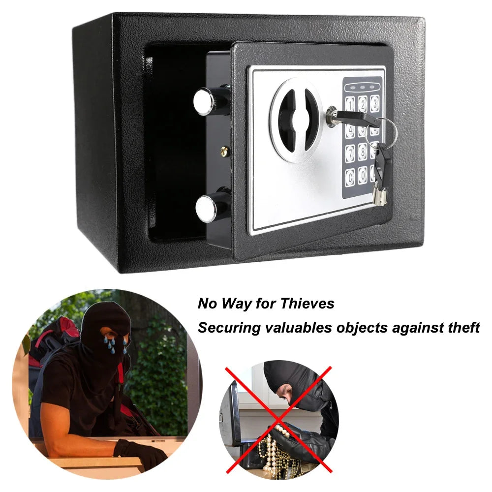 Secure placement of digital safe in a threatening environment.