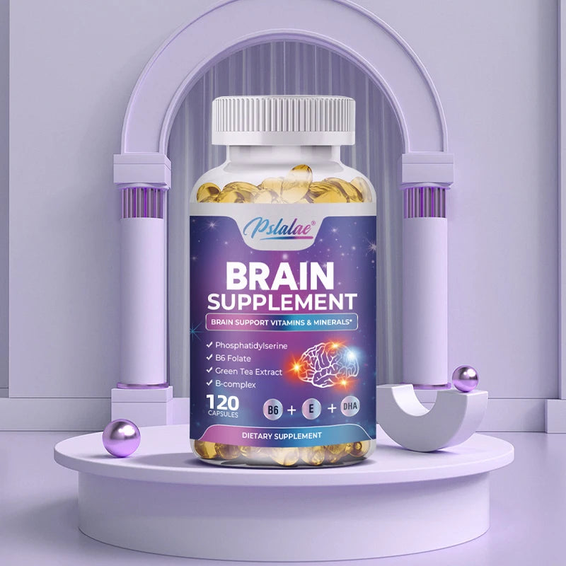 DMAE Bacopa Nootropic Brain Booster Phosphatidylserine Supplement | Master Memory-Focus-Clarity-Energy IQ Mental Power Supplements