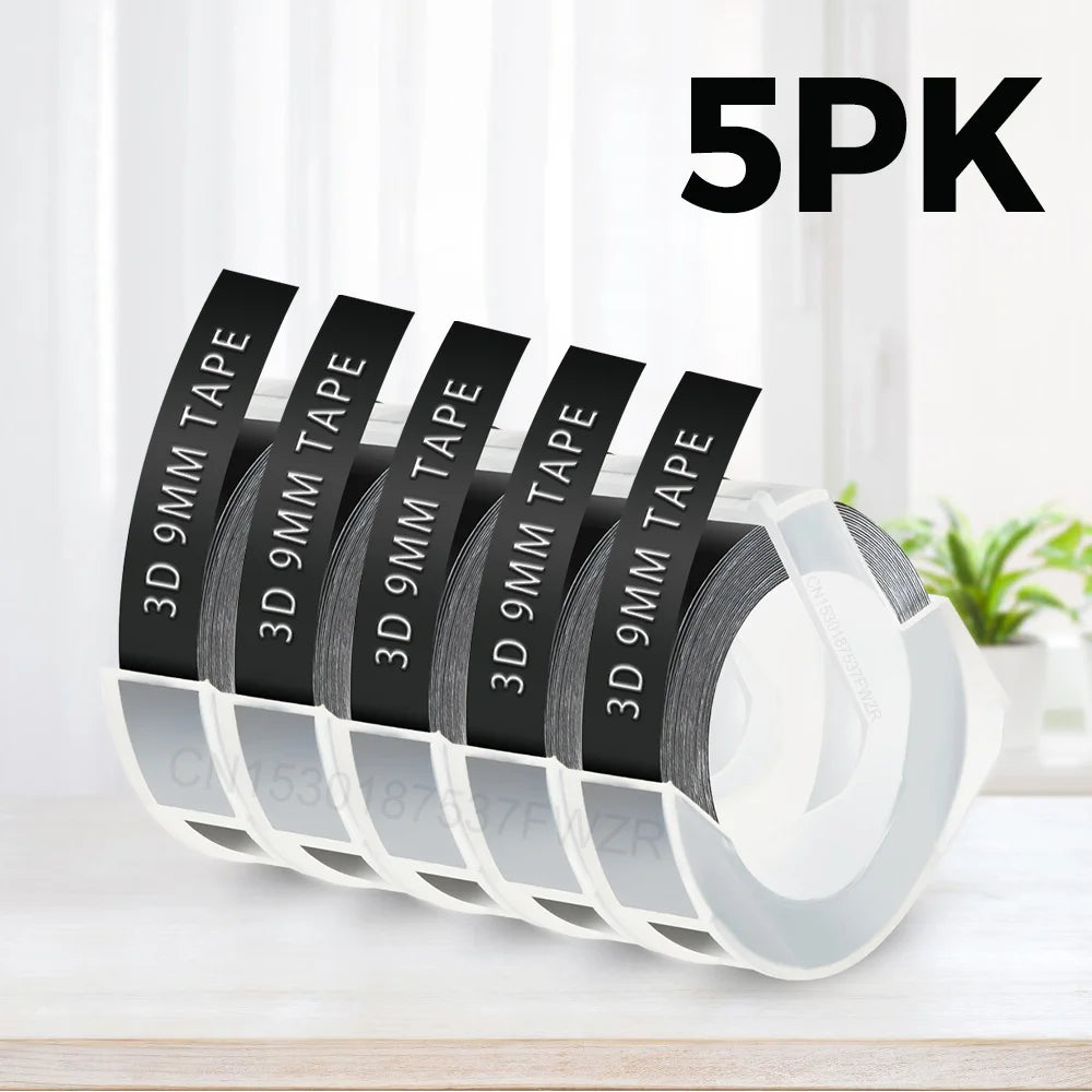 Dymo Labeler B90 3D Embossing Label Maker | Compatible with Dymo 12965 Motex E101 & 9mm Tapes