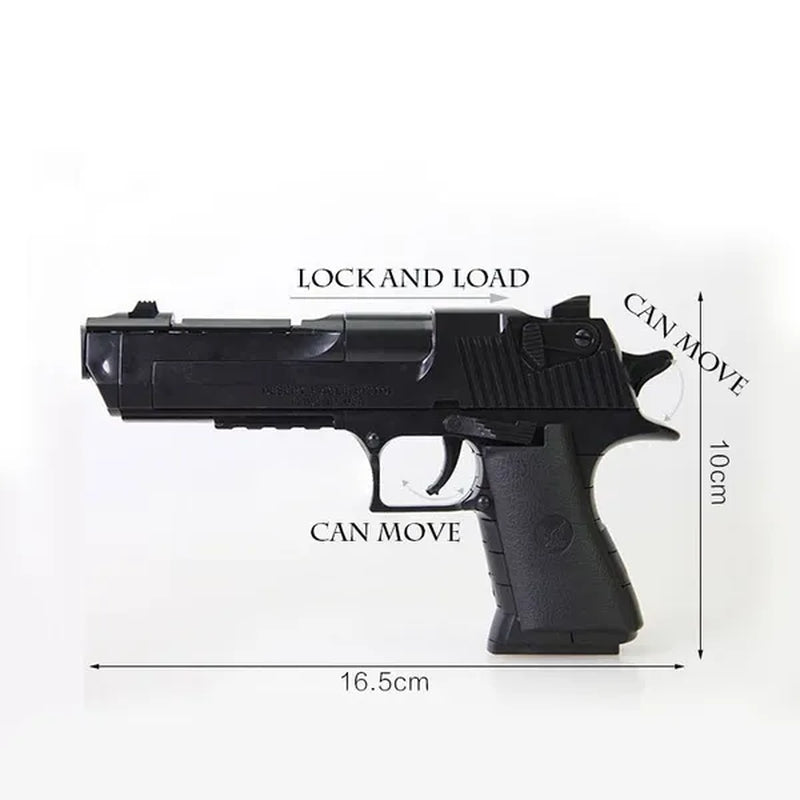 Rapid Fire Brain-Training Pistol Puzzle: Desert Eagle Model Puzzle