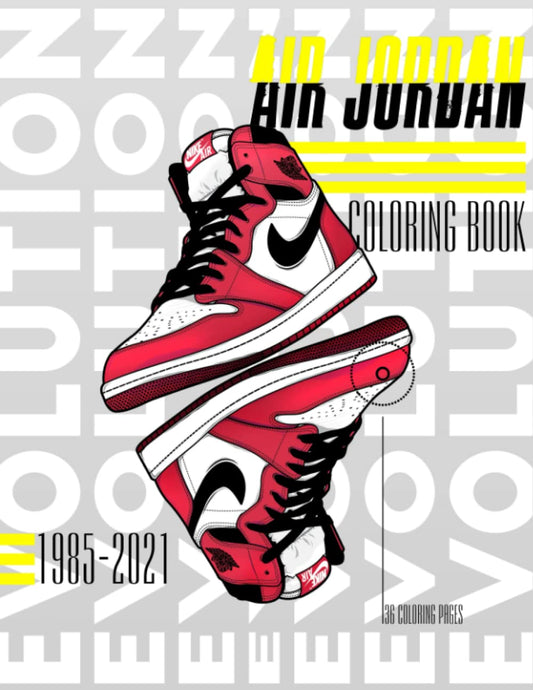 Evolution of Air Jordan Coloring Book