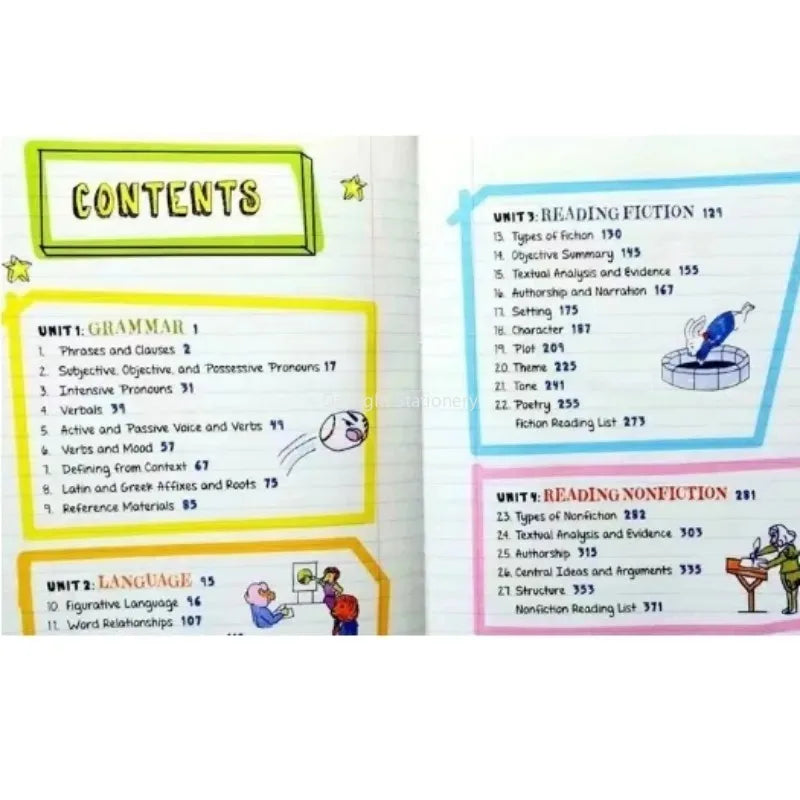 2/3 Books Everything You Need to Ace Learning English Educational Montessori Gifts for Children Classroom Book Set