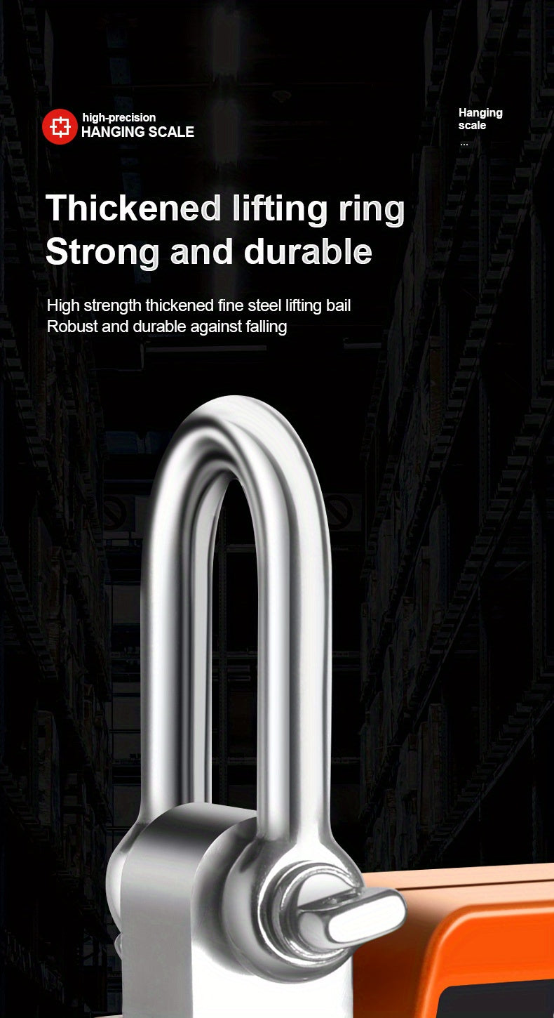 Thickened lifting ring with text on a dark background