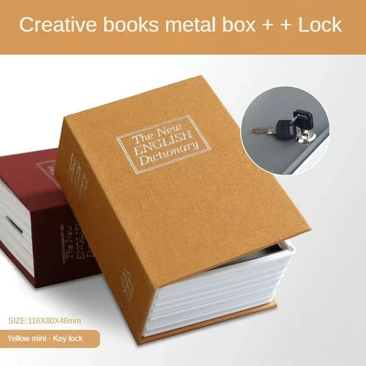 Dictionary Decoy Lock & Key Book Box Stash Spot 