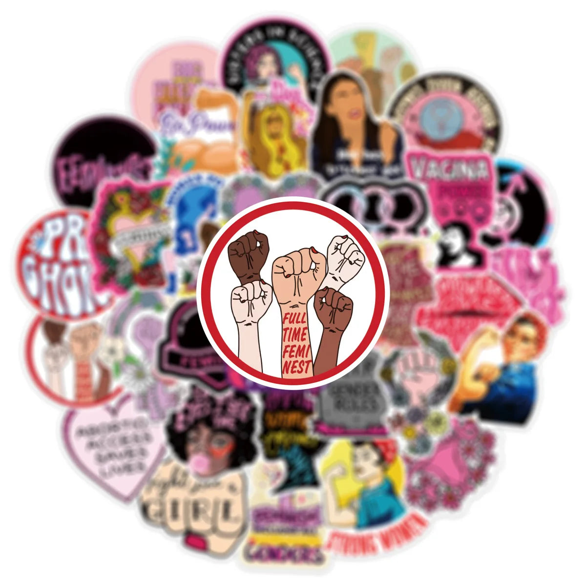 Feminism Sticker Bundle by Feminist Stickers & Girl Power Gifts | Bestselling #GirlBoss Gift