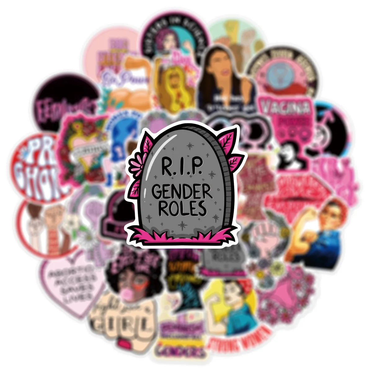 Feminism Sticker Bundle by Feminist Stickers & Girl Power Gifts | Bestselling #GirlBoss Gift