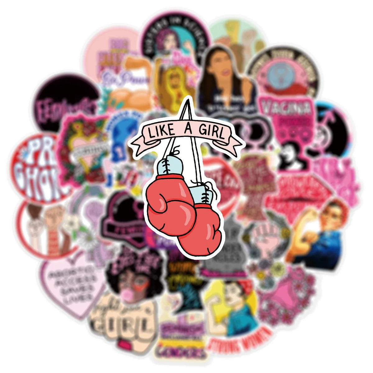 Feminism Sticker Bundle by Feminist Stickers & Girl Power Gifts | Bestselling #GirlBoss Gift