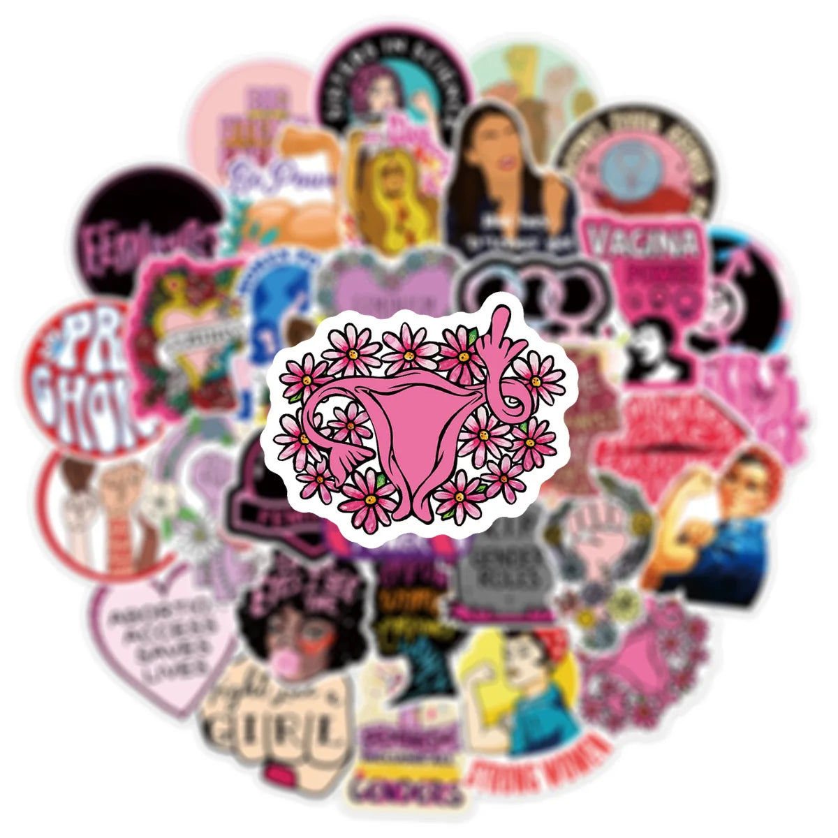 Feminism Sticker Bundle by Feminist Stickers & Girl Power Gifts | Bestselling #GirlBoss Gift