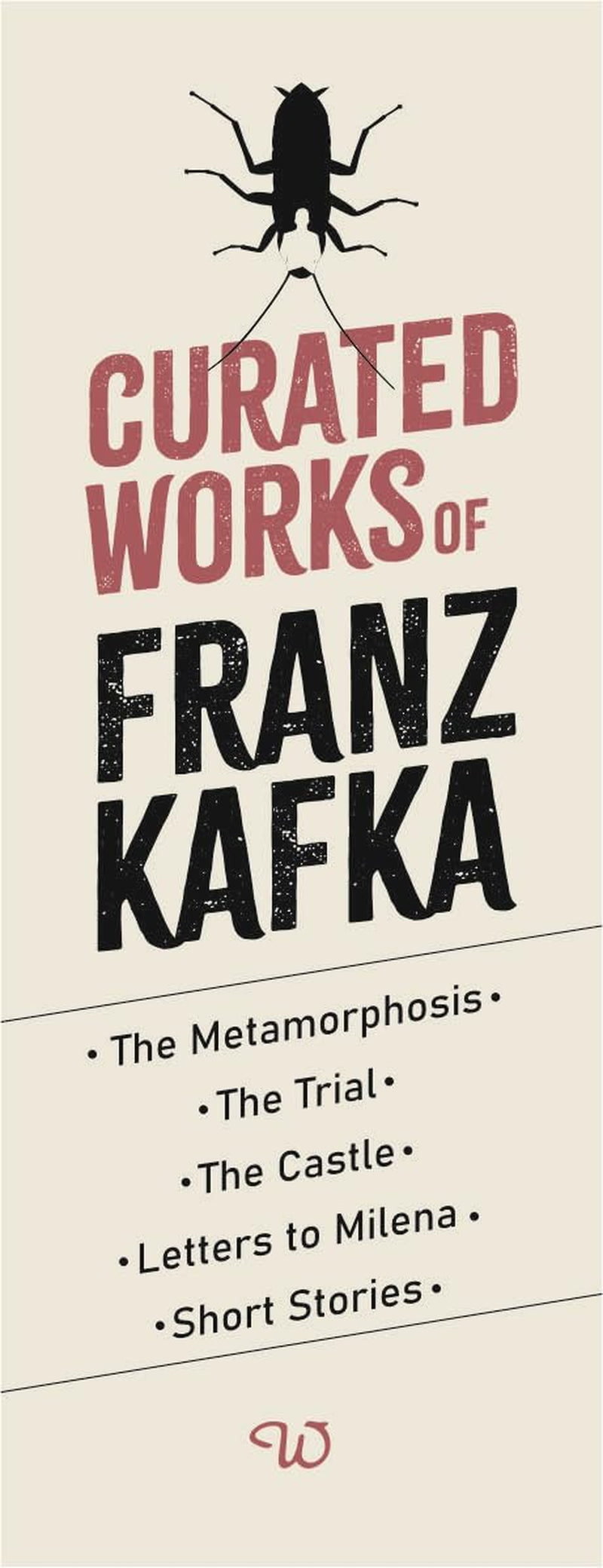 Book title page from "Curated Works of Franz Kafka (5) Book Collection Box Set' book collection.