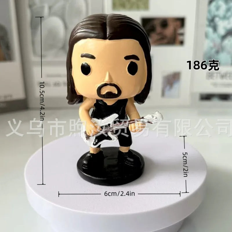 Fun & Funky Figure Collectible — Rock ’n’ Roll Mini Figures Set
