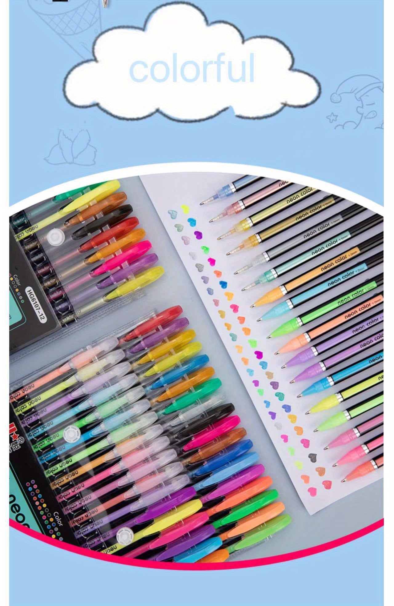 Creative Color Gel Pens Unique Colors