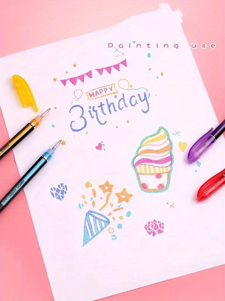 Creative Color Gel Pens Unique Colors