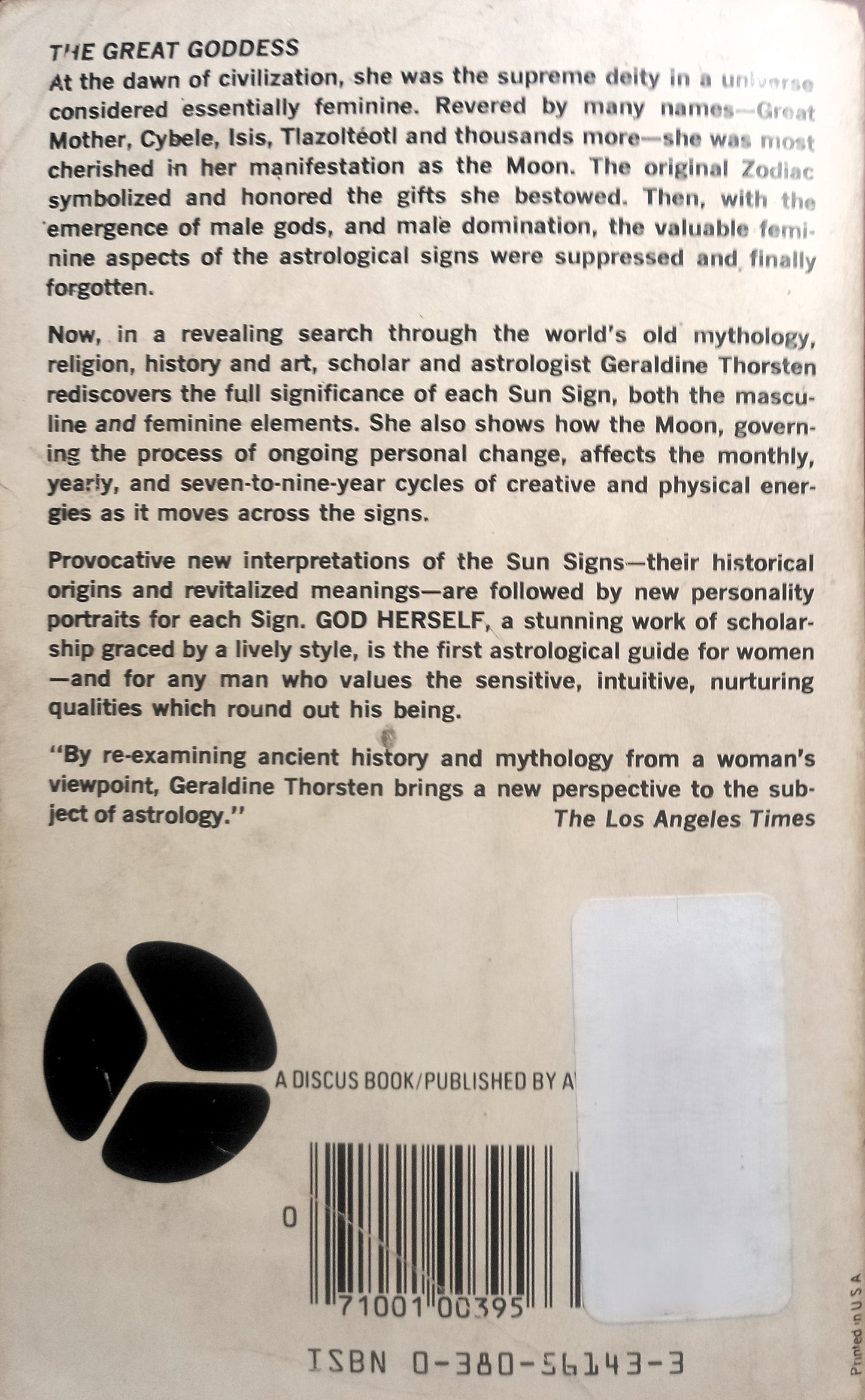 God Herself by Geraldine Thorsten