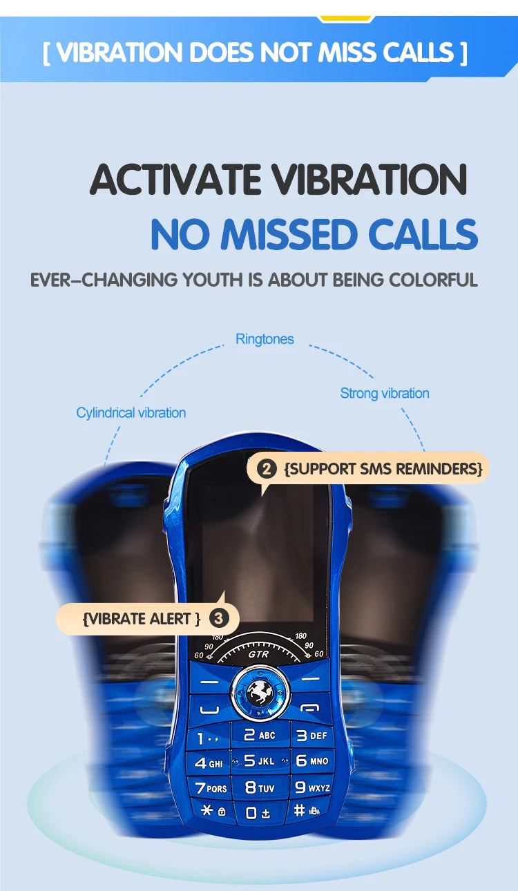 GSM 2G Privacy Mobile DumbPhone OS