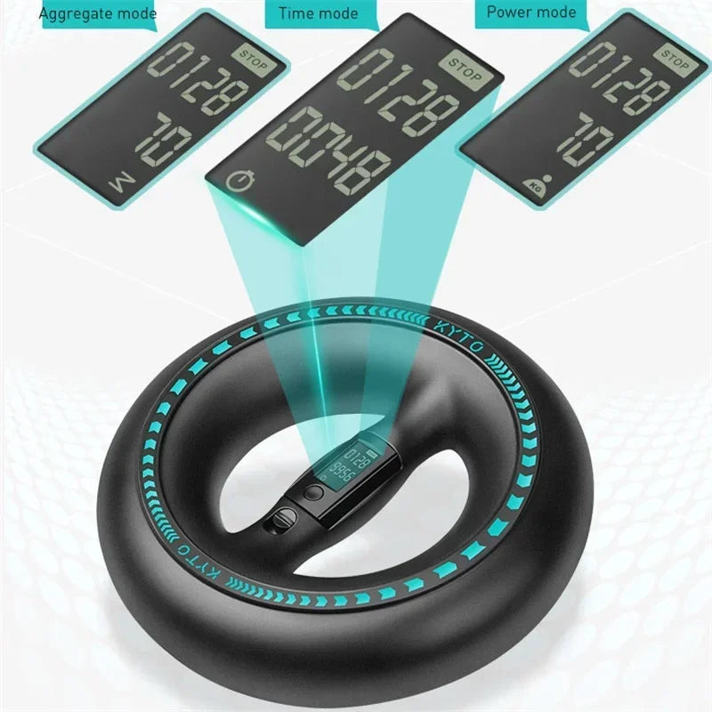 Close-up of the internal track mechanism of the wrist force gyroscope.