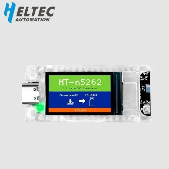 Heltec Automation electronic module with display on a white background