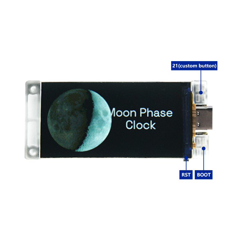 Heltec Vision Master T190 running NerdMiner firmware as a desktop BTC lottery miner with a vivid 262k color display and Wi-Fi connectivity.