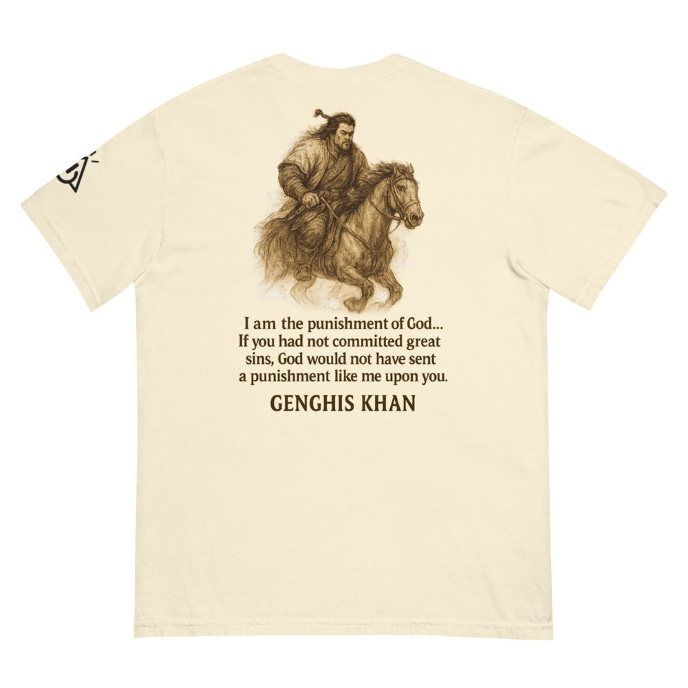 Genghis Khan T-Shirt – Vintage Mongol Empire Graphic Tee by HG