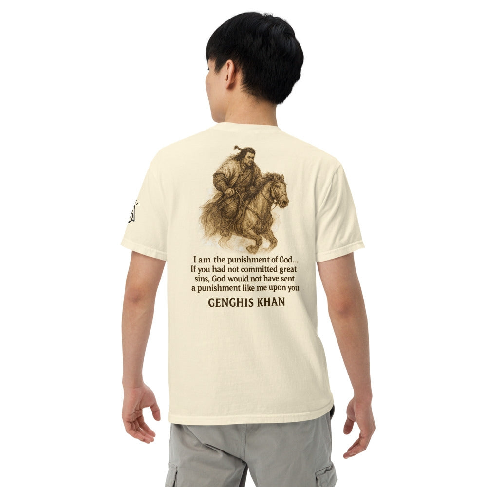 Genghis Khan T-Shirt – Vintage Mongol Empire Graphic Tee by HG