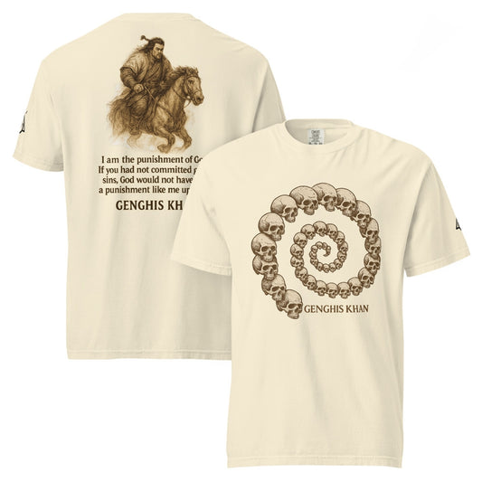 Genghis Khan T-Shirt – Vintage Mongol Empire Graphic Tee by HG