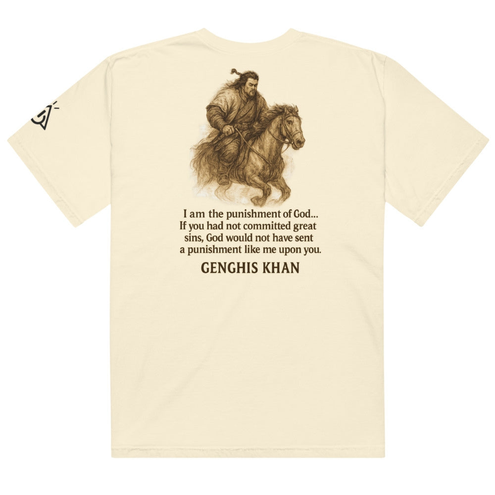 Genghis Khan T-Shirt – Vintage Mongol Empire Graphic Tee by HG