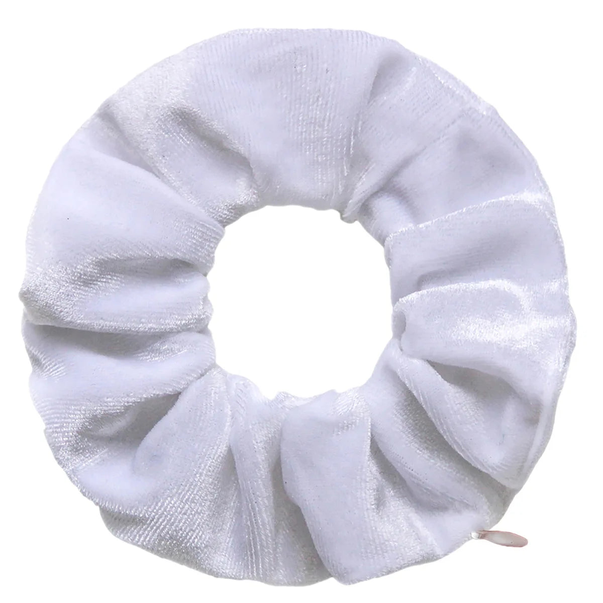 Hidden Zipper Pocket Elastic Scrunchie Stash-Spot Stylish Storage