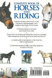 Complete Book of Horses and Riding Back Cover