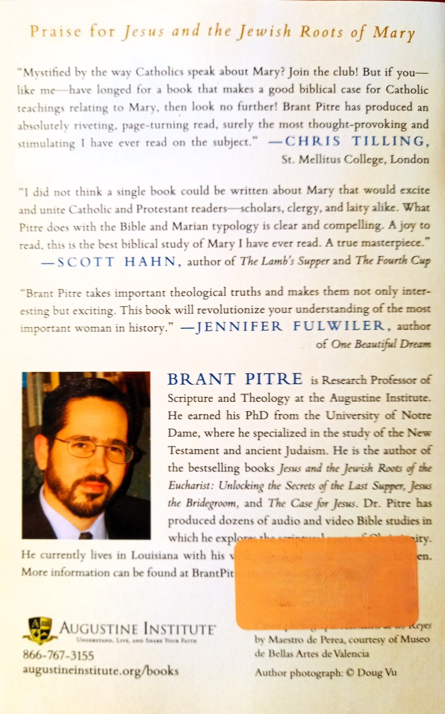 Jesus and the Jewish Roots of Mary by Brant Pitre