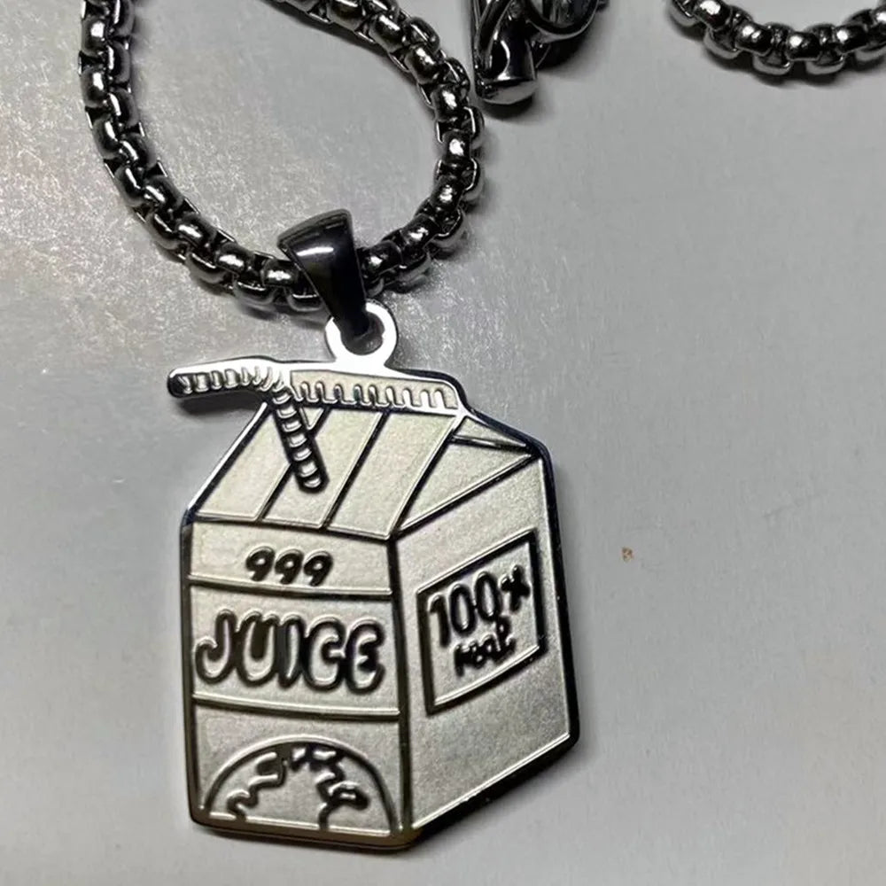 Juice WRLD Keychain + Necklace Combo