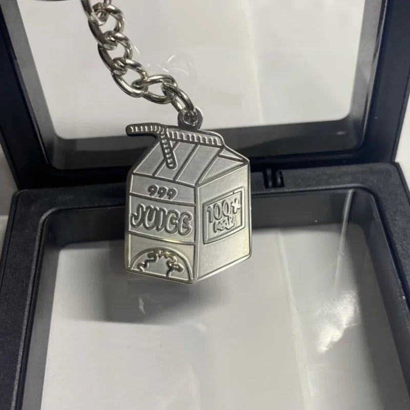 Juice WRLD Keychain + Necklace Combo