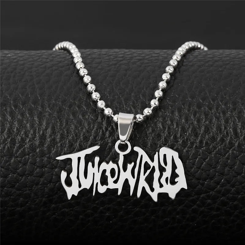 Juice WRLD Jewelry: Necklace & Grafiti Name Pendant