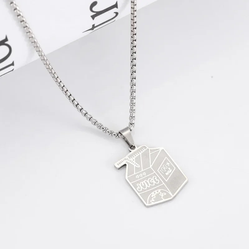 Juice WRLD Keychain & Necklace Pendant – 999 Club Stainless Steel Hip Hop Jewelry | Tribute Rap Merch Accessories