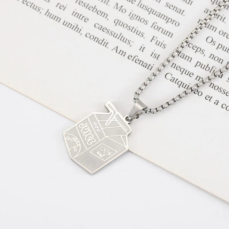 Juice WRLD Keychain & Necklace Pendant – 999 Club Stainless Steel Hip Hop Jewelry | Tribute Rap Merch Accessories