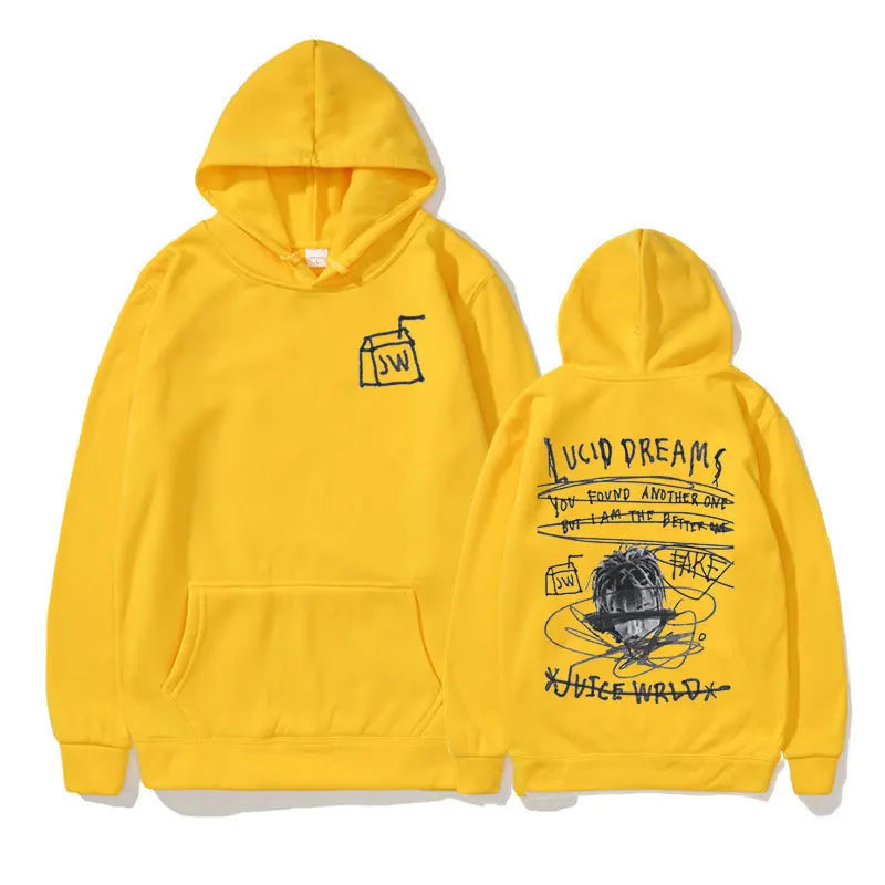 Juice WRLD Lucid Dreams Hoodie front and back