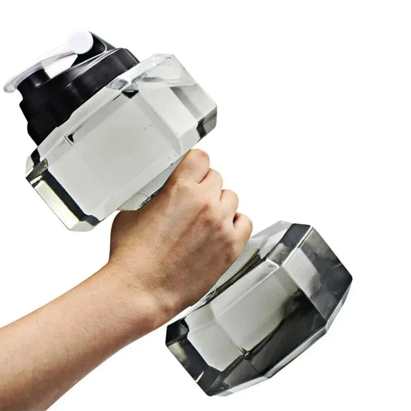 Jumbo Dumbbell Water Bottle | Functional Fitness Accessories & Bodybuilding Gifts
