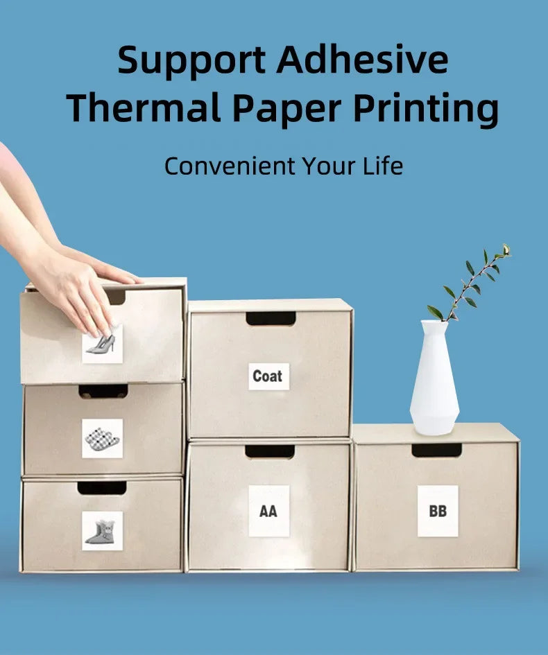 Mini Thermal Cat Portable Printer | Bluetooth Printing