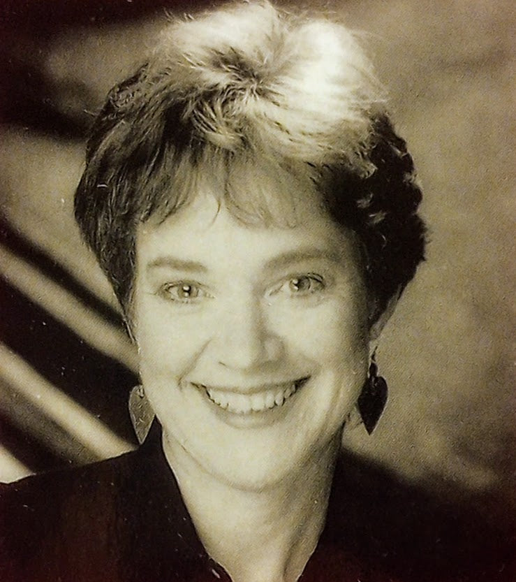 Black and white portrait of a Laura Joplin.