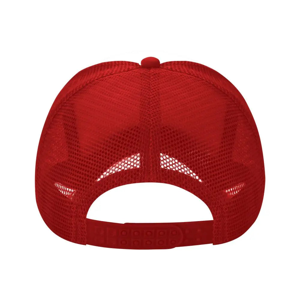 Los Pollos Hermanos red and white mesh snapback hat from Breaking Bad
