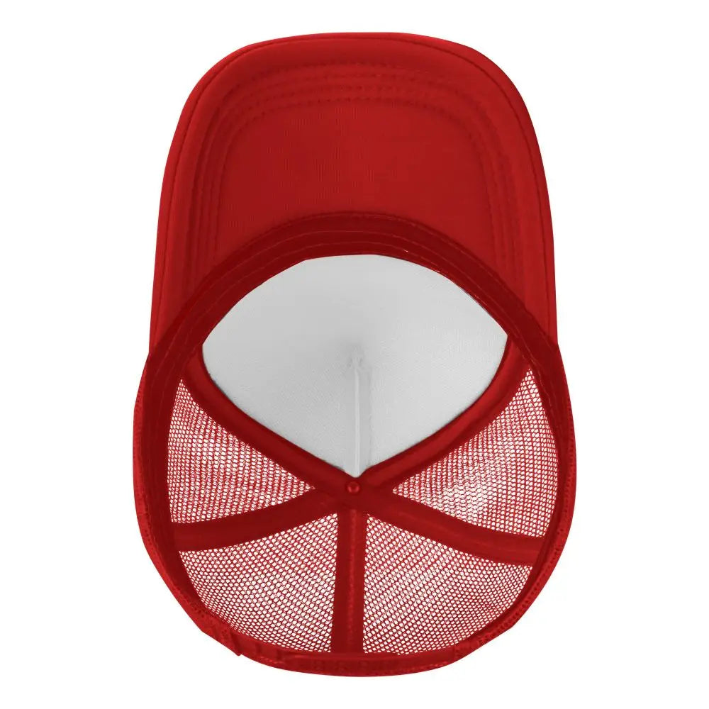 Los Pollos Hermanos red and white mesh snapback hat from Breaking Bad