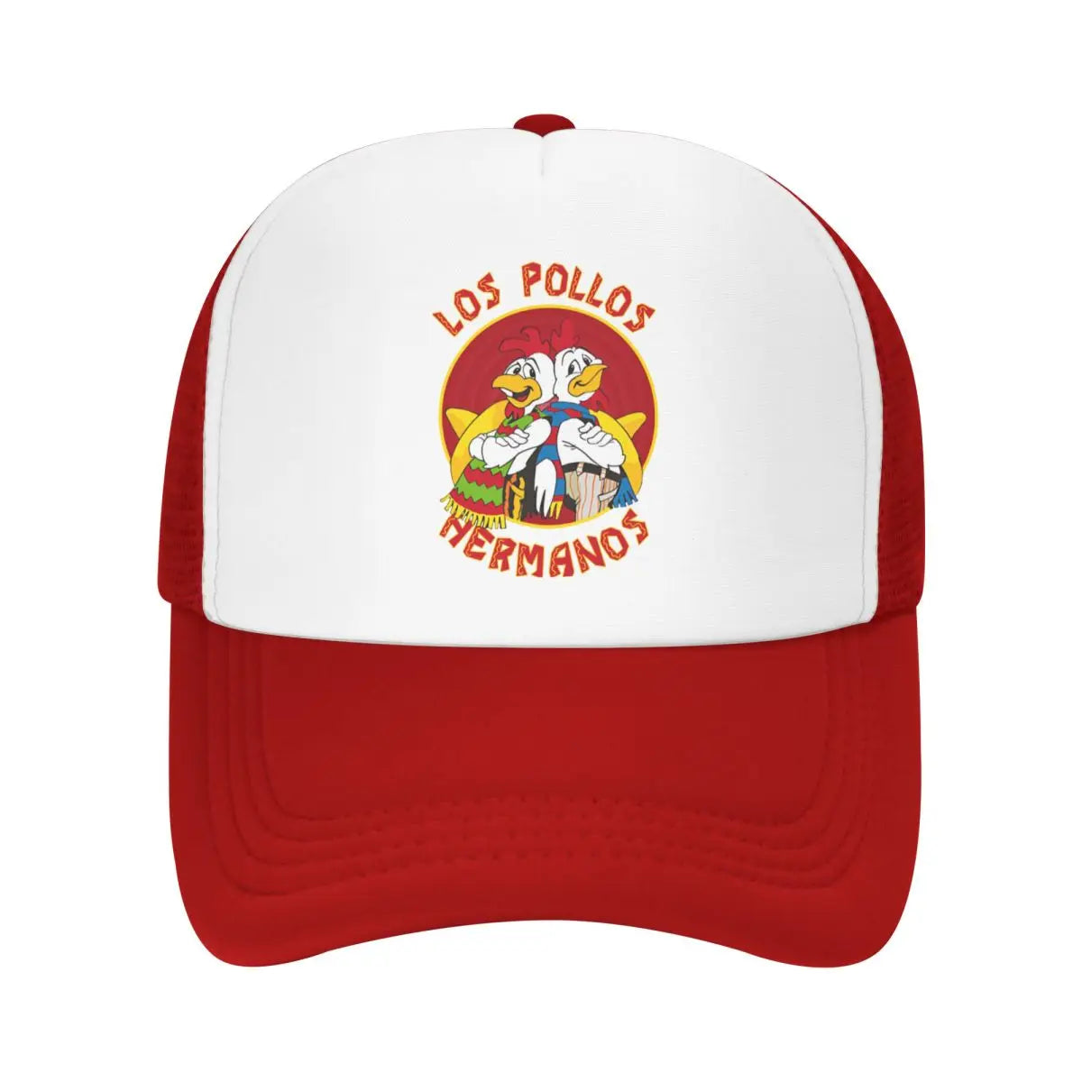 Los Pollos Hermanos Official Uniform Hat | Breaking Bad Mesh Back Trucker Hat Snapback