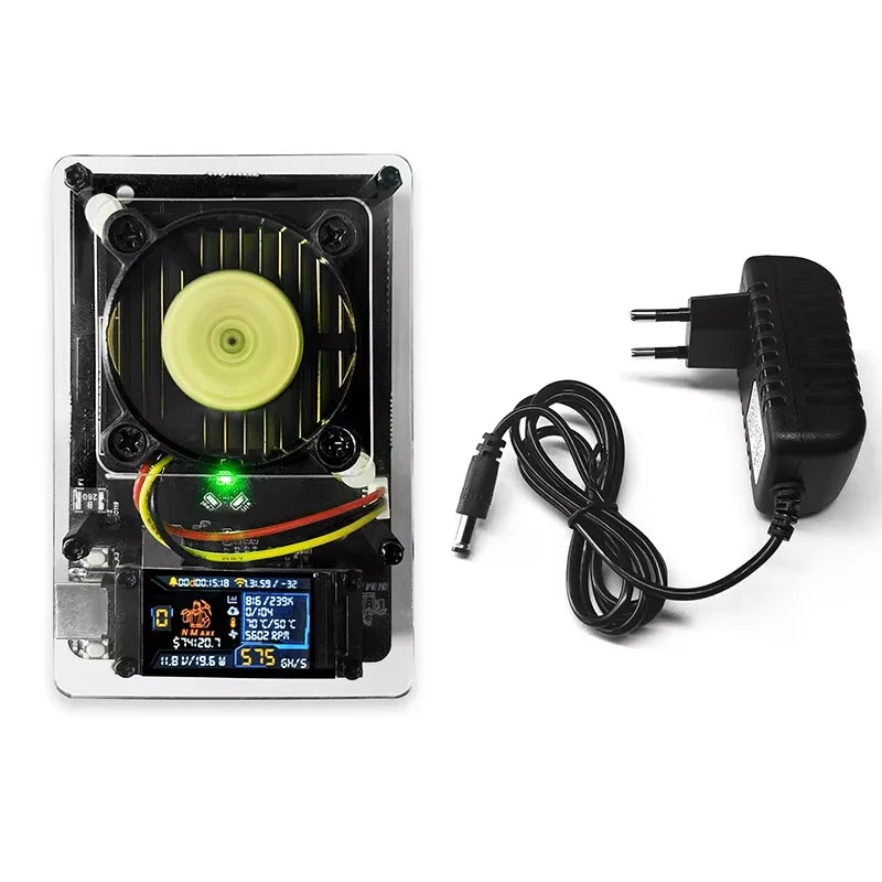 NM-Axe 500-550GH/s Lucky BTC Solo Miner ASIC Bitcoin Mining BM1366