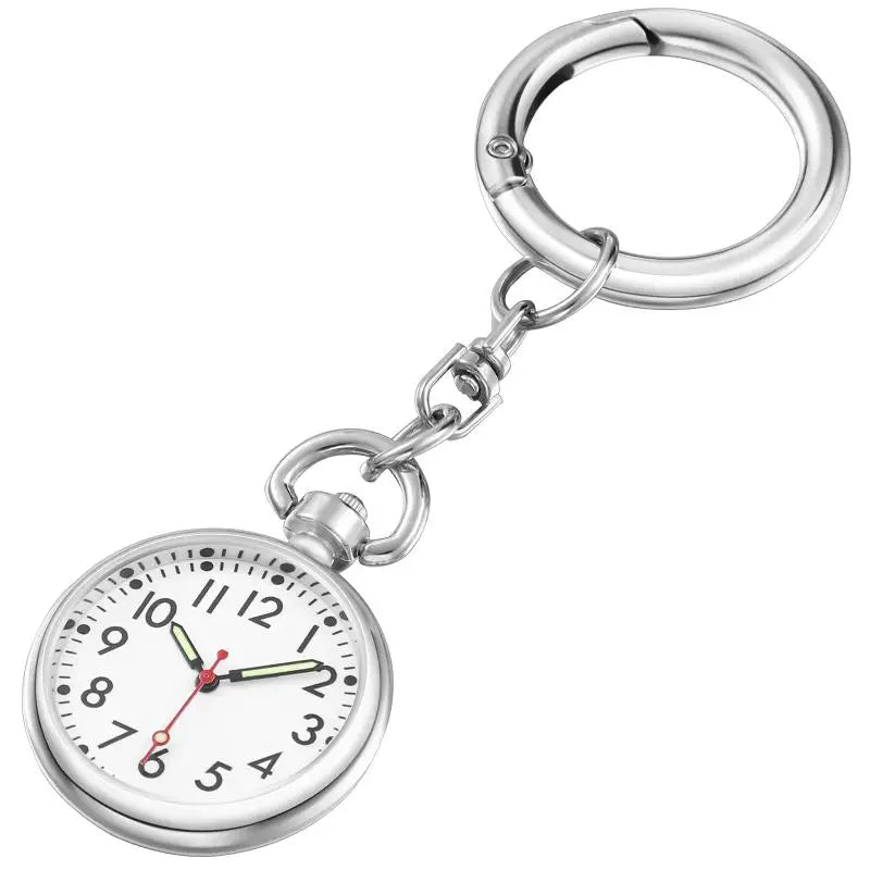 Luminous Portable Nurse Watch | Healthcare Professionals Pocket Watches Keychain