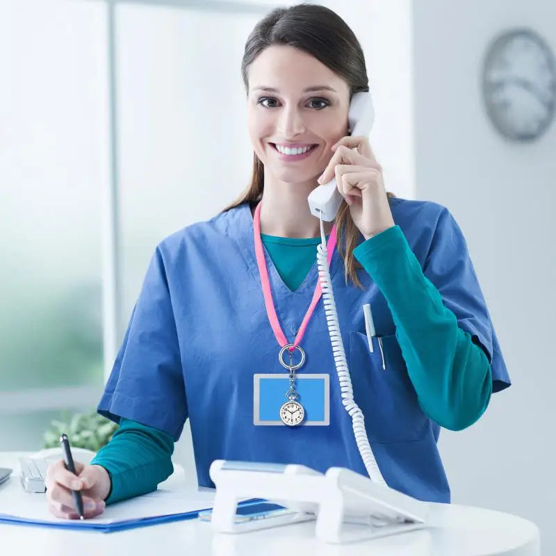 Luminous Portable Nurse Watch | Healthcare Professionals Pocket Watches Keychain