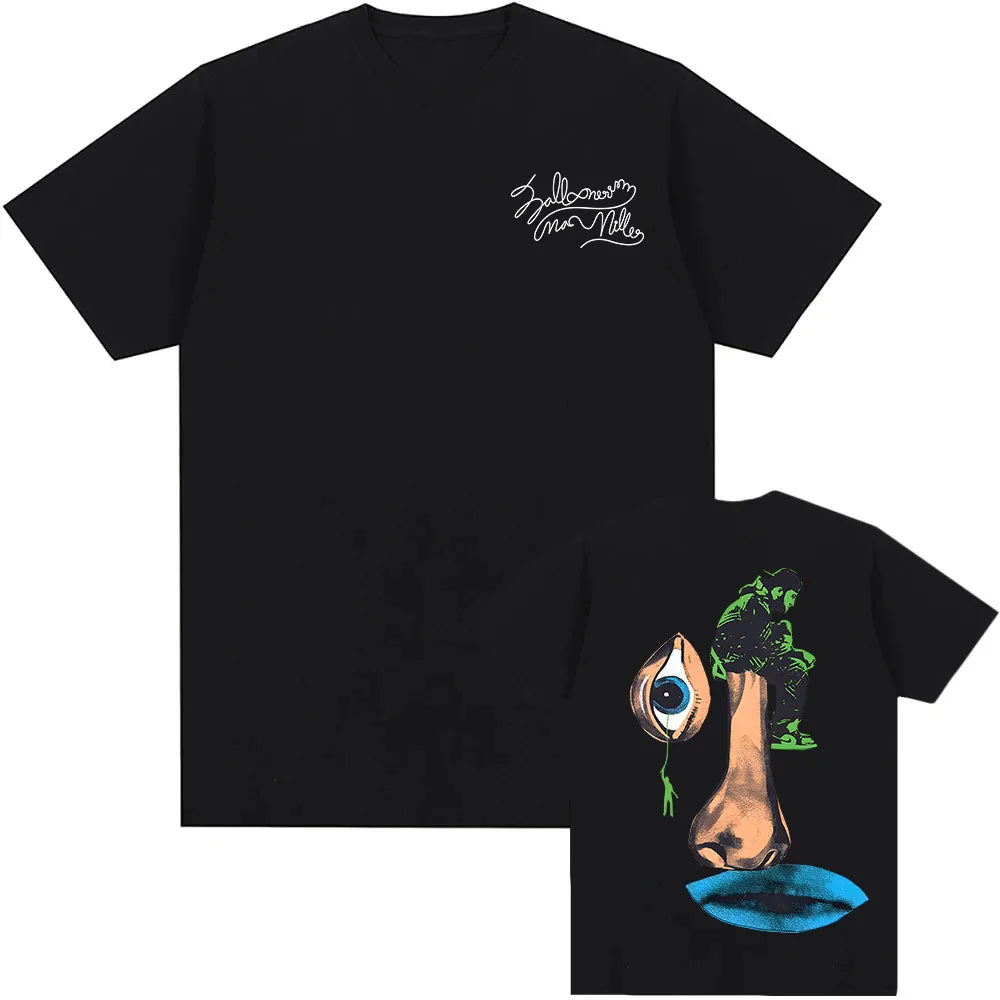 Mac Miller Balloonerism T-Shirt front and back design