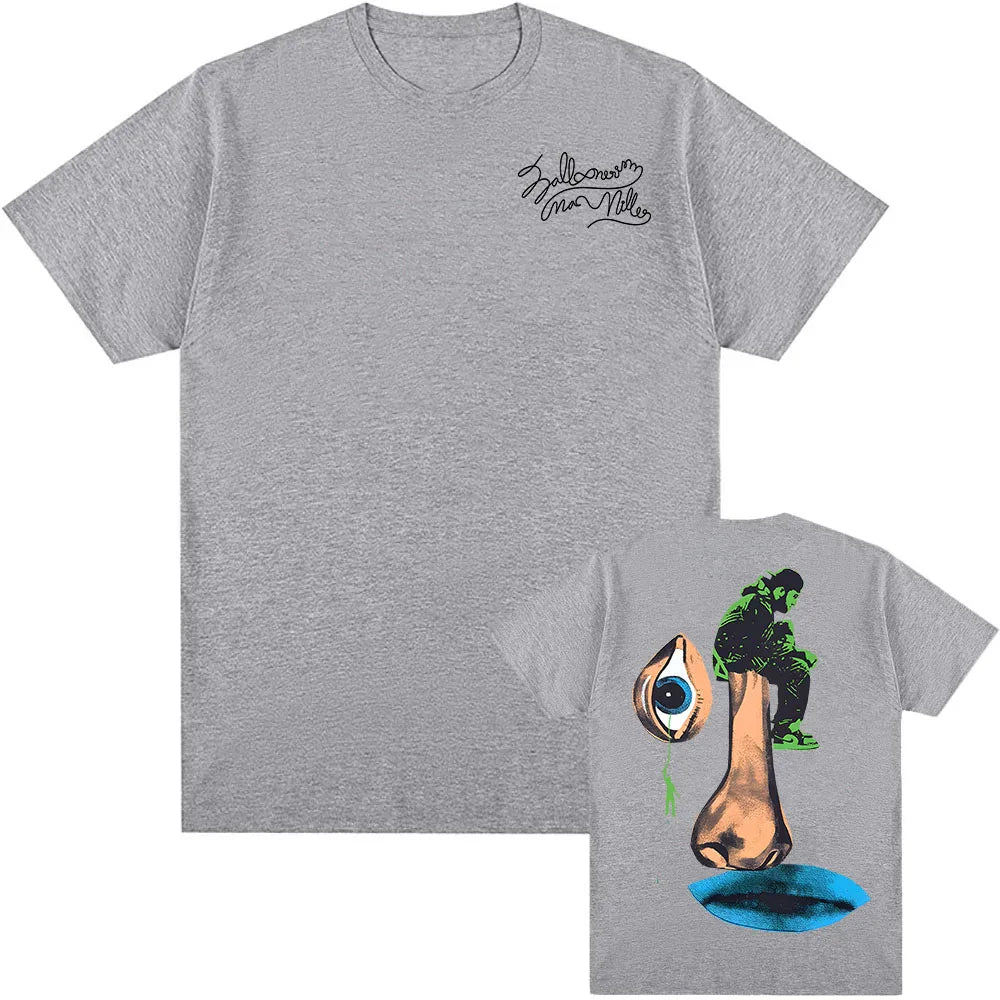 Mac Miller Balloonerism T-Shirt front and back design