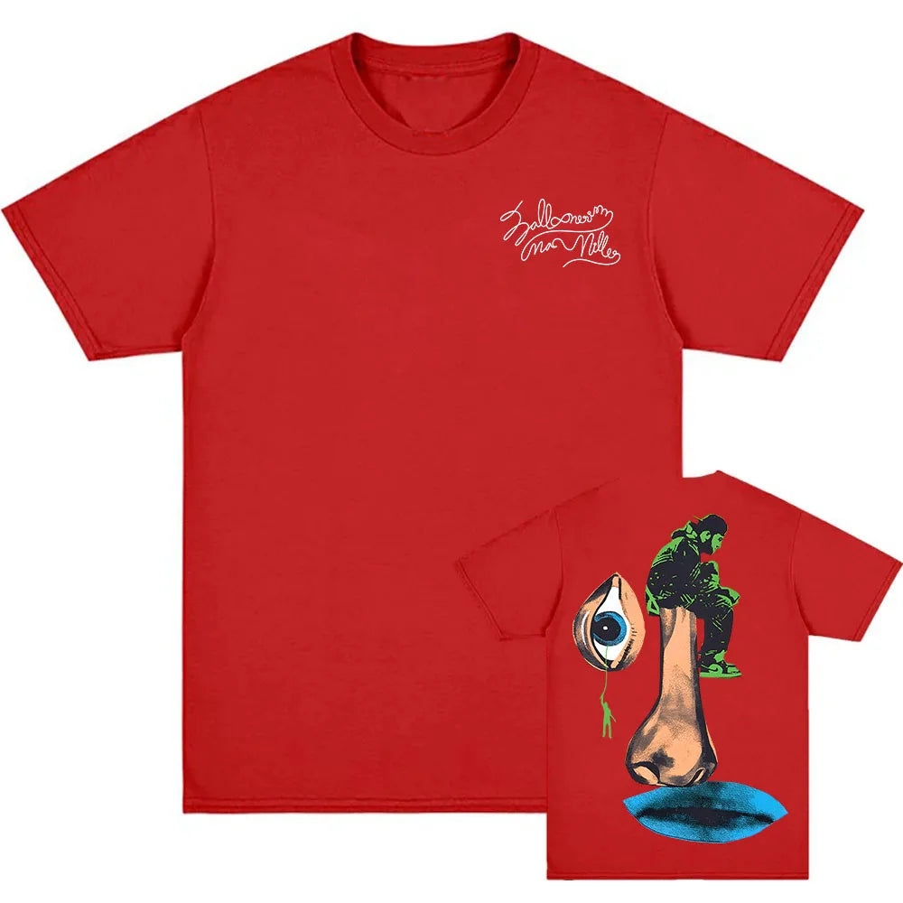 Mac Miller Balloonerism T-Shirt front and back design