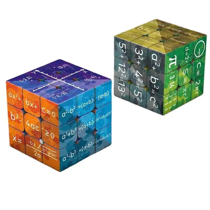 STEM 3x3x3 Educational Cube Collection (Chemistry, Math, Trig)