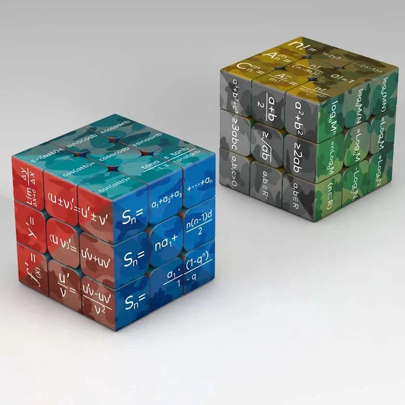 STEM 3x3x3 Educational Cube Collection (Chemistry, Math, Trig)
