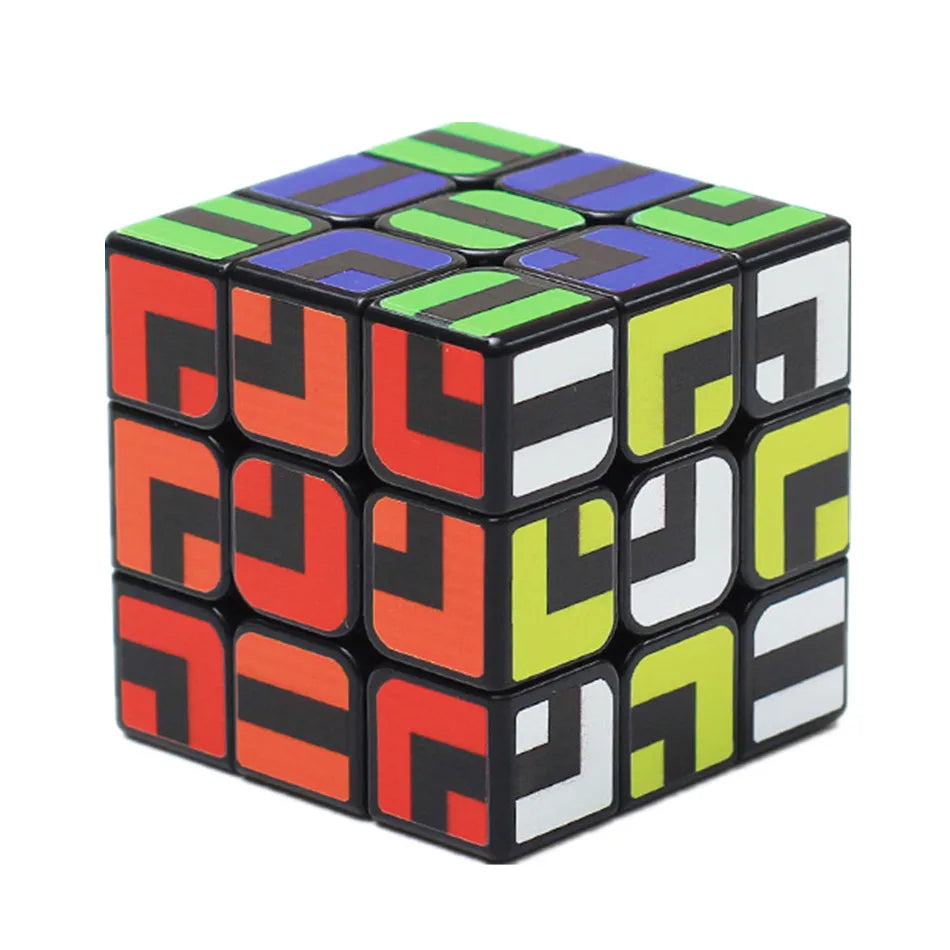 Maze 3x3x3 Magic Cube Puzzle – Professional Labyrinth Rubik’s Cube for Kids & Adults