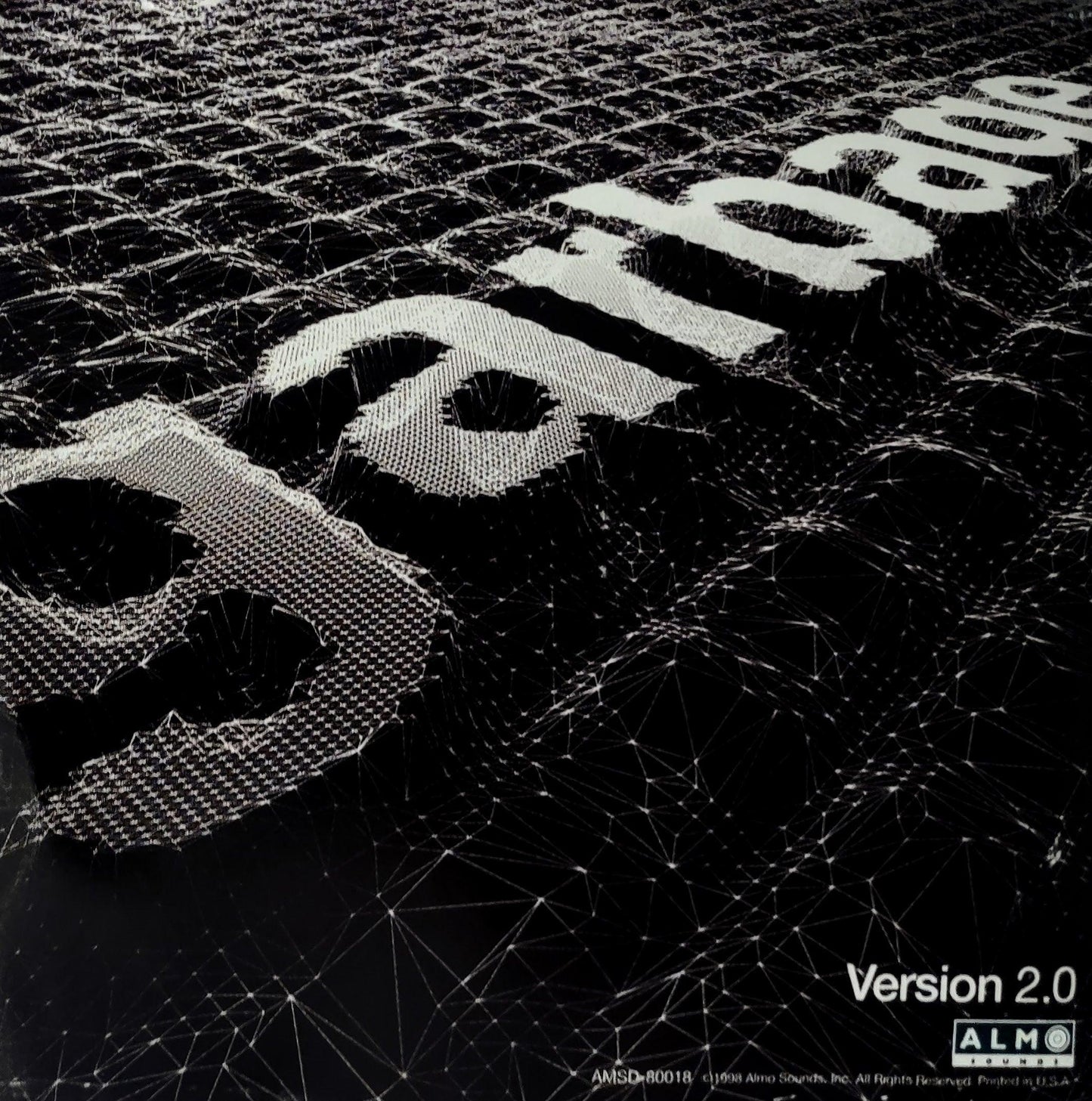 Close-up of a textured surface with 'Albedo' branding and 'Version 2.0' text.